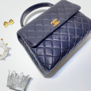 No.2701-Chanel Vintage Caviar Small Kelly Handle Bag