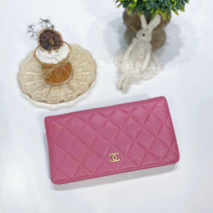 No.2846-Chanel Lambskin Timeless Classic Long Wallet