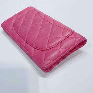 No.2846-Chanel Lambskin Timeless Classic Long Wallet