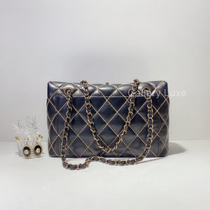 No.2451-Chanel Vintage Calfskin Shoulder Bag