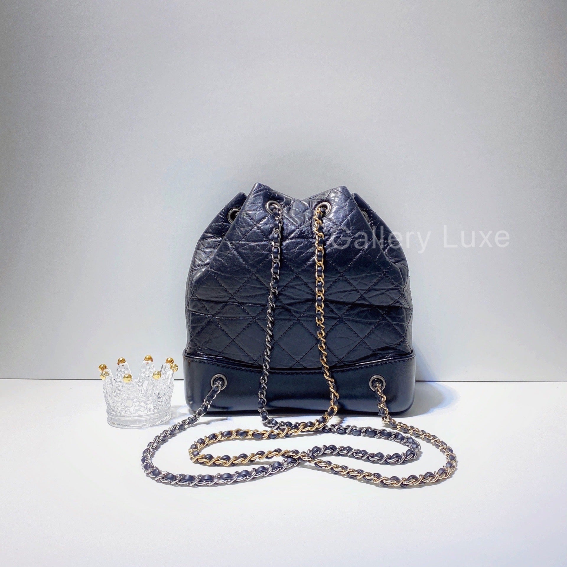 CHANEL KELLY Small Black Top Handle Handbag 23K New Full Set Mini Shopping  bag