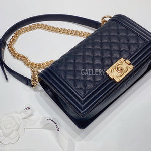 No.3463-Chanel Caviar Boy 25cm