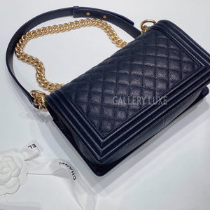 No.3463-Chanel Caviar Boy 25cm