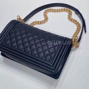 No.3463-Chanel Caviar Boy 25cm