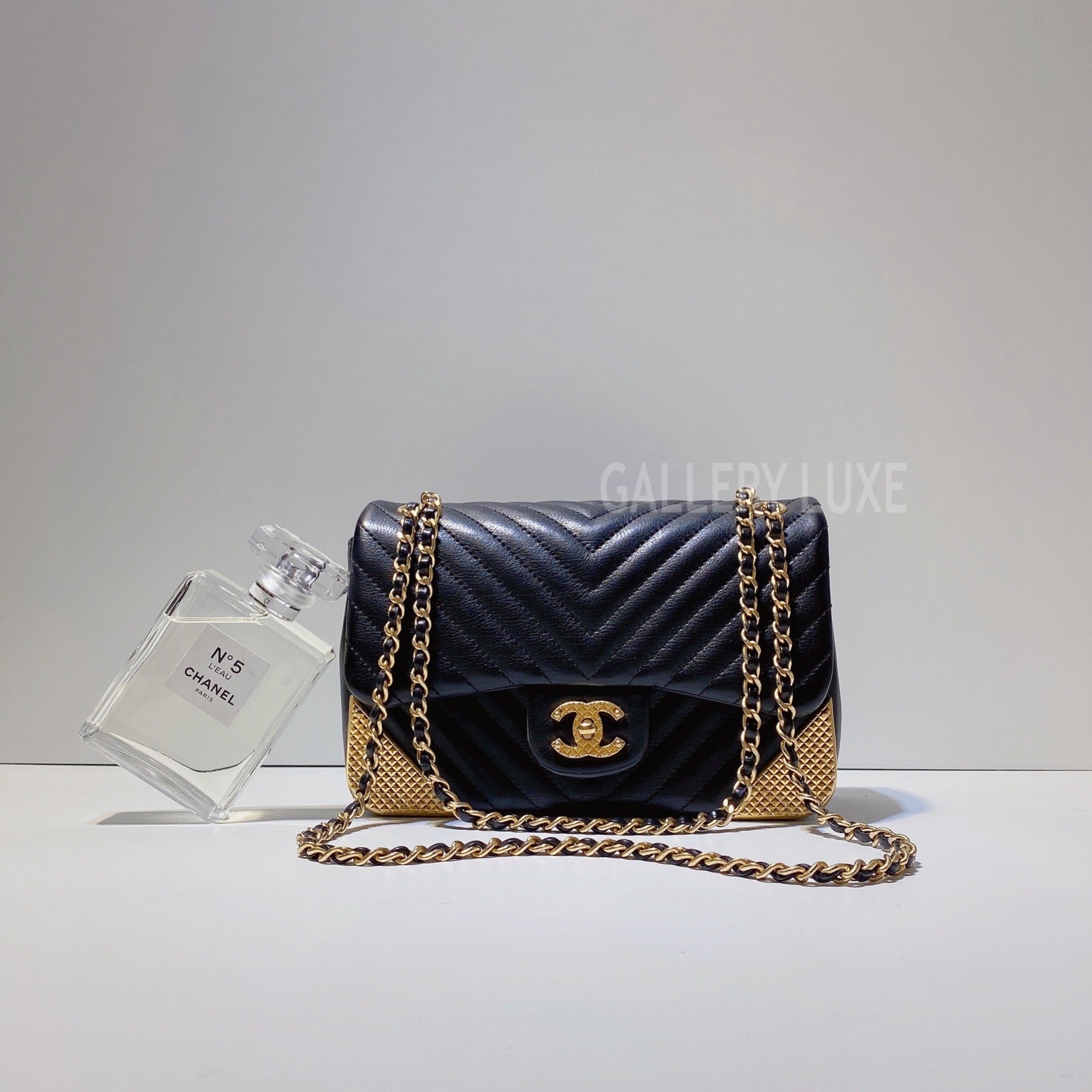 Chanel Chevron Sequin Classic Flap Bag