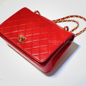No.2721-Chanel Vintage Lambskin Flap Bag