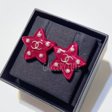 Load image into Gallery viewer, No.3234-Chanel Star Acrylic CC Earrings
