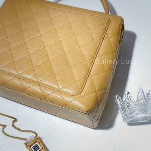 No.2456-Chanel Vintage Caviar Kelly Handle Bag