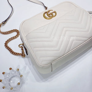 No.001324-2-Gucci GG Marmont Medium Chain Shoulder Bag