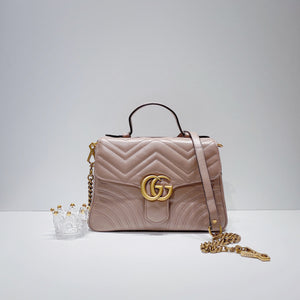 No.001324-4-Gucci GG Marmont Small Top Handle Bag