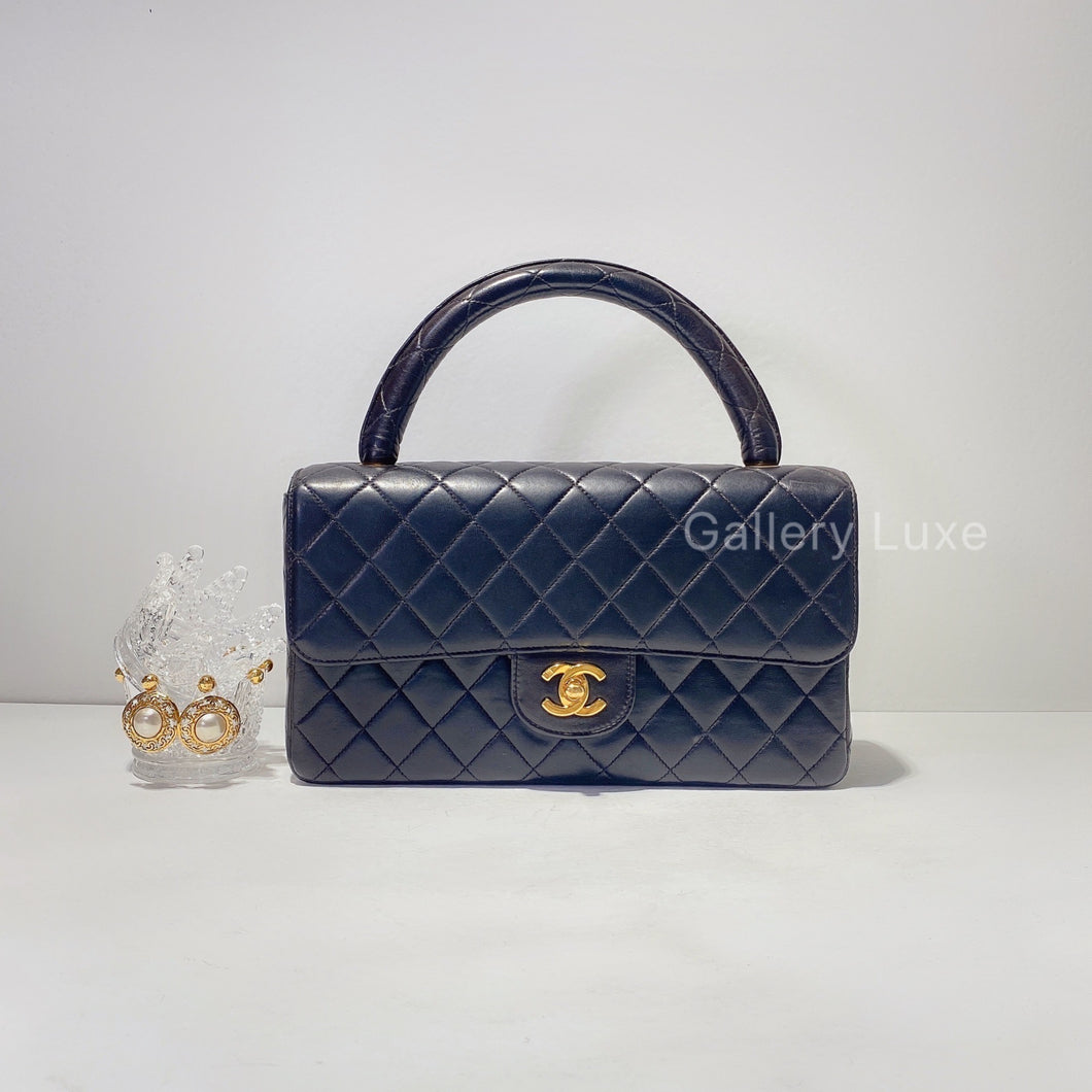 No.2098-Chanel Vintage Lambskin Handle Bag