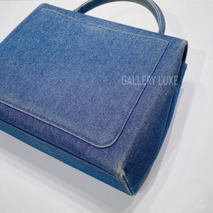 No.3471-Chanel Vintage Denim Kelly Handle Bag