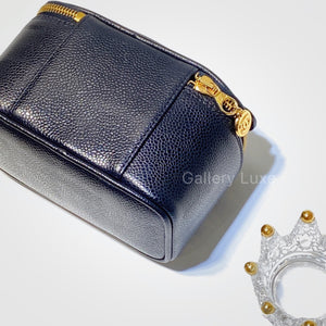 No.2745-Chanel Vintage Mini Caviar Vanity Box