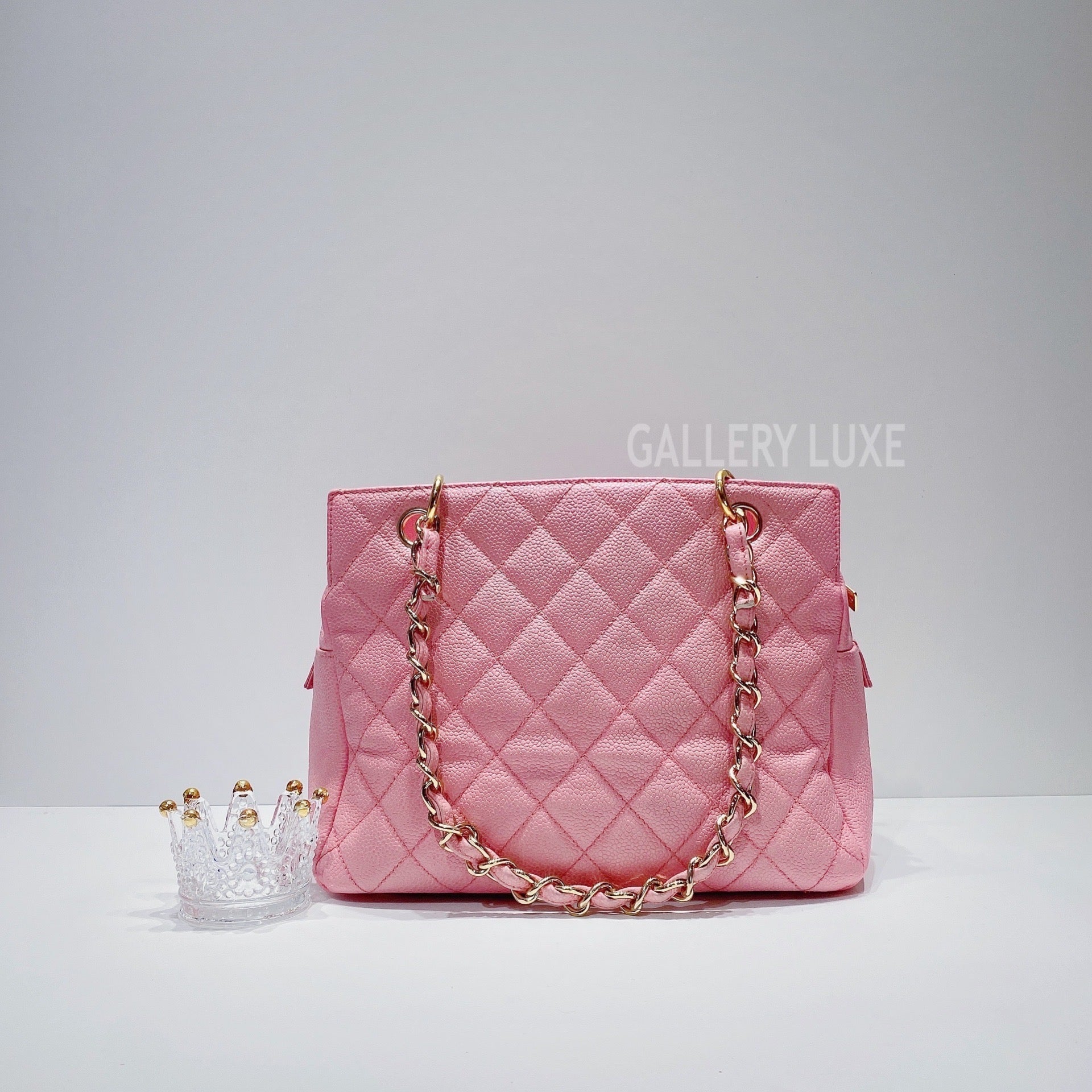 No.3458-Chanel Vintage Caviar Petite Timeless Tote Bag – Gallery Luxe