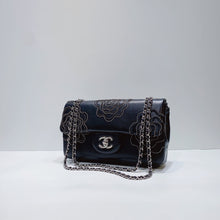 Load image into Gallery viewer, No.3600-Chanel Embroidered Lambskin Evening Camellia Flap Bag
