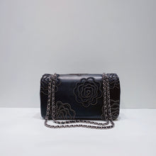 Load image into Gallery viewer, No.3600-Chanel Embroidered Lambskin Evening Camellia Flap Bag
