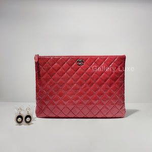 No.2075-Chanel O Case Clutch Large
