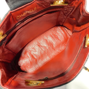 No.2463-Chanel Vintage Lambskin Shoulder Bag