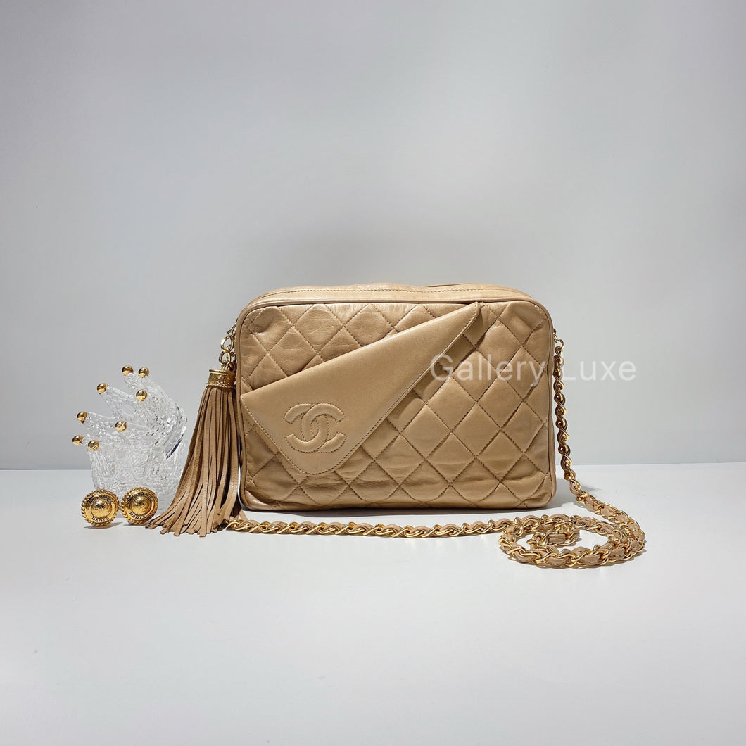 No.2158-Chanel Vintage Lambskin Camera Bag