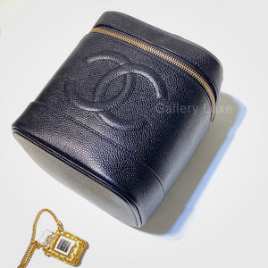 No.2758-Chanel Vintage Caviar Vanity Case