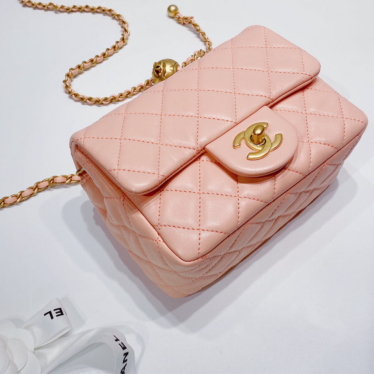 No.3487-Chanel Pearl Crush Square Mini Flap Bag (Brand New / 全新