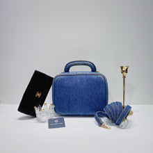 Load image into Gallery viewer, No.3490-Chanel Vintage Denim Small Vanity Case
