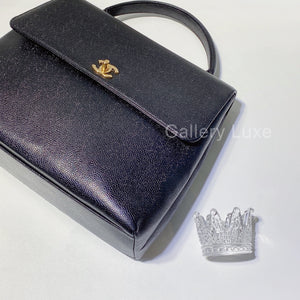 No.2611-Chanel Vintage Caviar Kelly Handle Bag