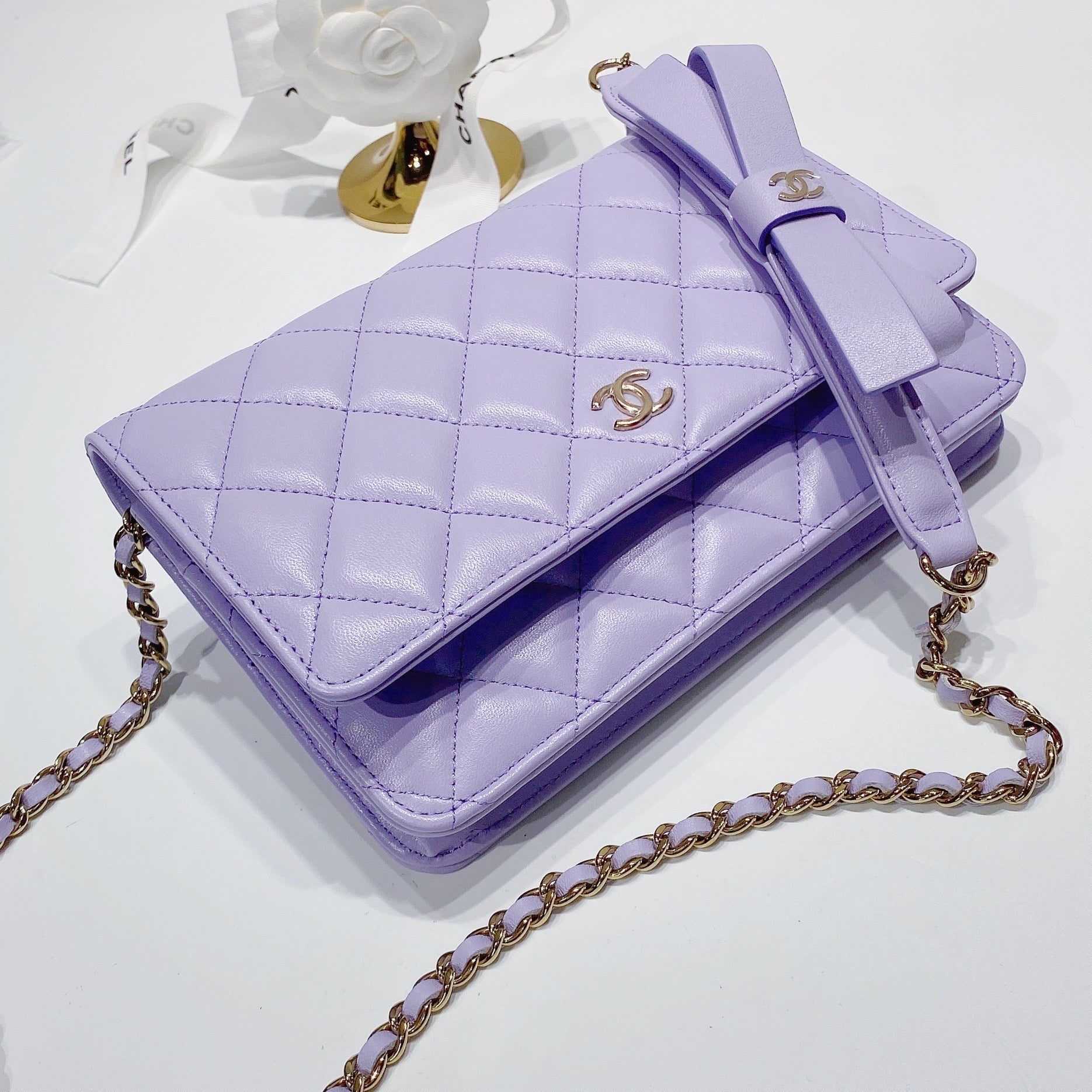 Chanel Mini Pearl And Bow WOC (Wallet On Chain)