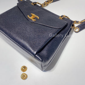 No.2475-Chanel Vintage Caviar Shoulder Bag