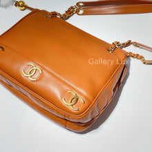 将图片加载到图库查看器，No.2473-Chanel Vintage Lambskin 3CC Shoulder Bag
