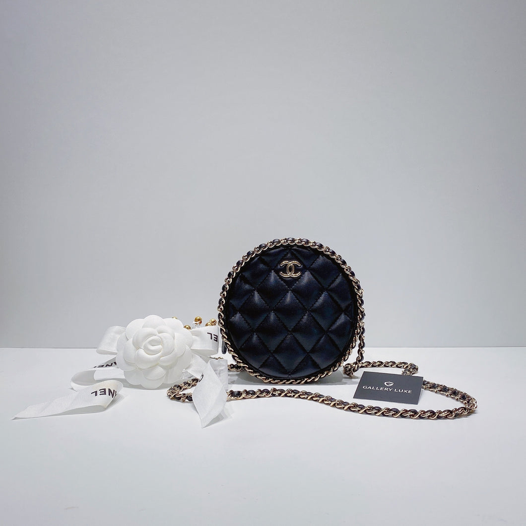 No.3493-Chanel Running Chain Clutch With Chain