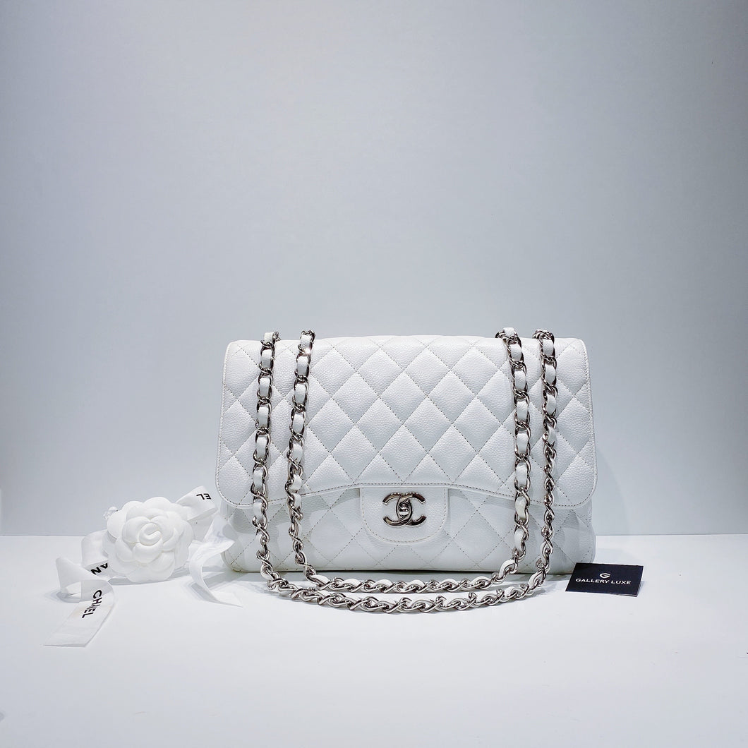 No.3495-Chanel Caviar Classic Jumbo Single Flap Bag
