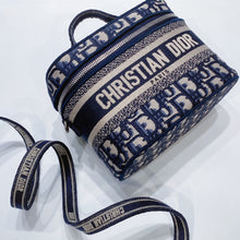 将图片加载到图库查看器，No.3617-Christian Dior Small Oblique Embroidery Travel Vanity
