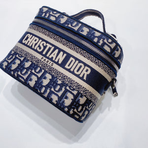 No.3617-Christian Dior Small Oblique Embroidery Travel Vanity