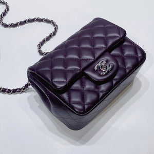 No.3619-Chanel Lambskin Square Mini Classic Flap