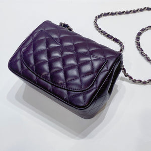 No.3619-Chanel Lambskin Square Mini Classic Flap