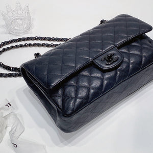 No.3496-Chanel So Black Classic Flap Bag 25cm