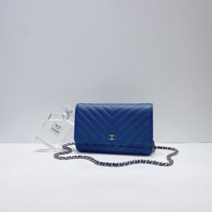 No.3615-Chanel Chevron Classic Wallet On Chain