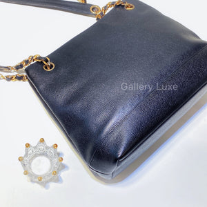 No.2783-Chanel Vintage Caviar Tote Bag
