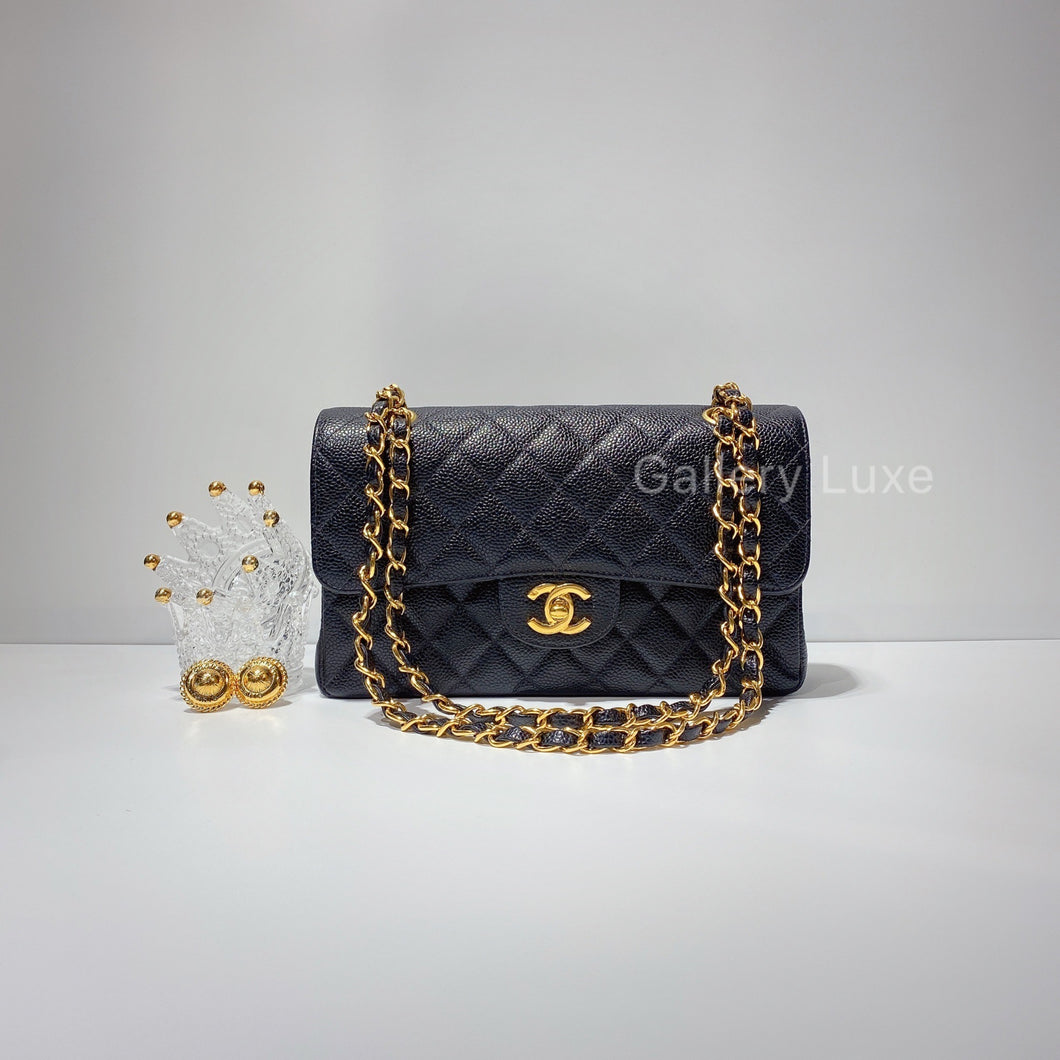 No.2490-Chanel Vintage Caviar Classic Flap 23cm