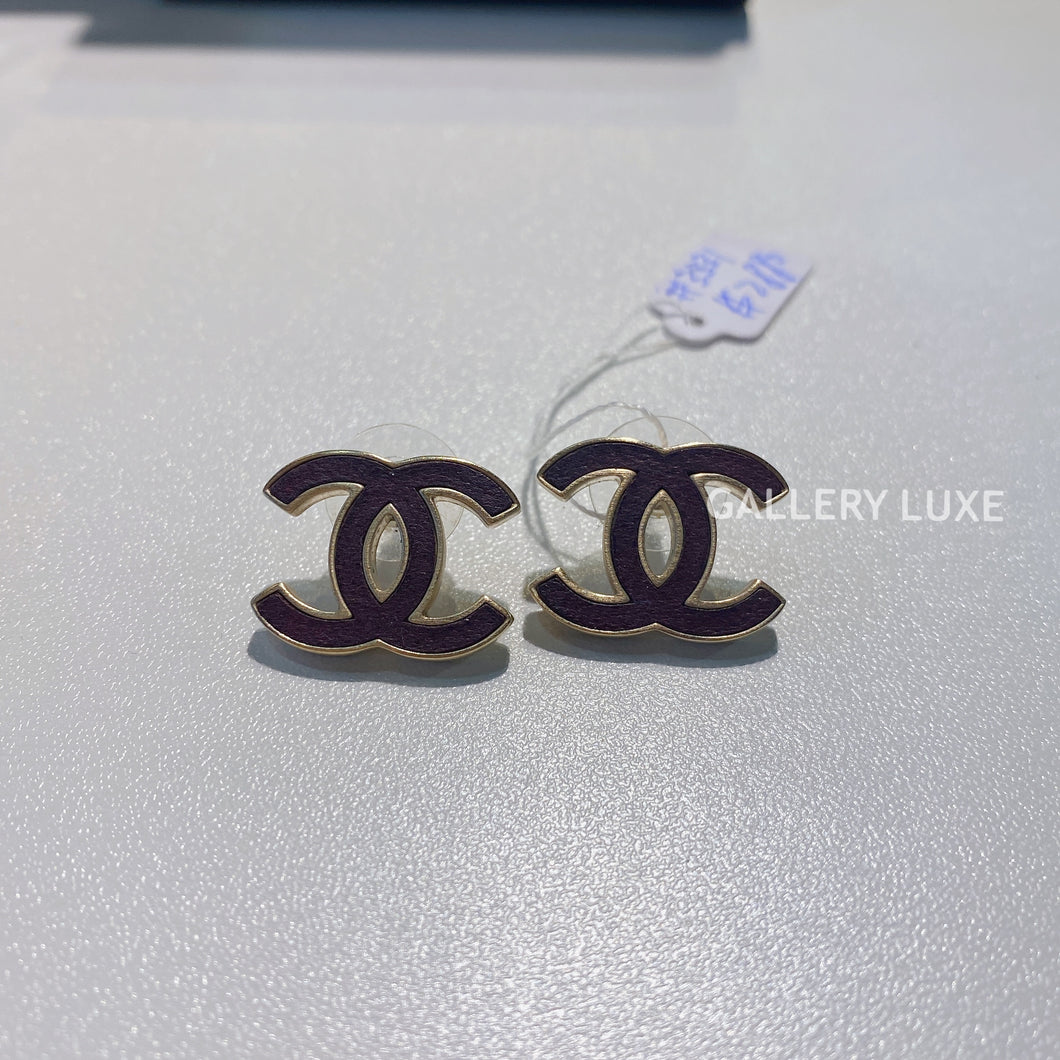 No.3330-Chanel Metal Coco Mark Earrings