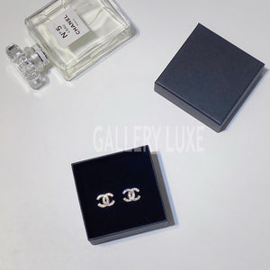 No.2815-Chanel Crystal Coco Mark Earrings