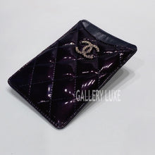 Load image into Gallery viewer, No.3360-Chanel Patent Brilliant Card Holder
