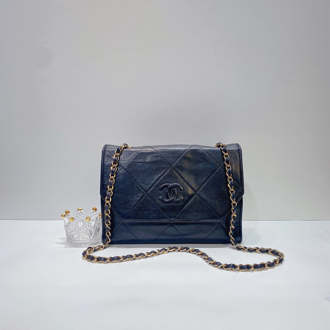 No.3538-Chanel Vintage Lambskin Flap Bag